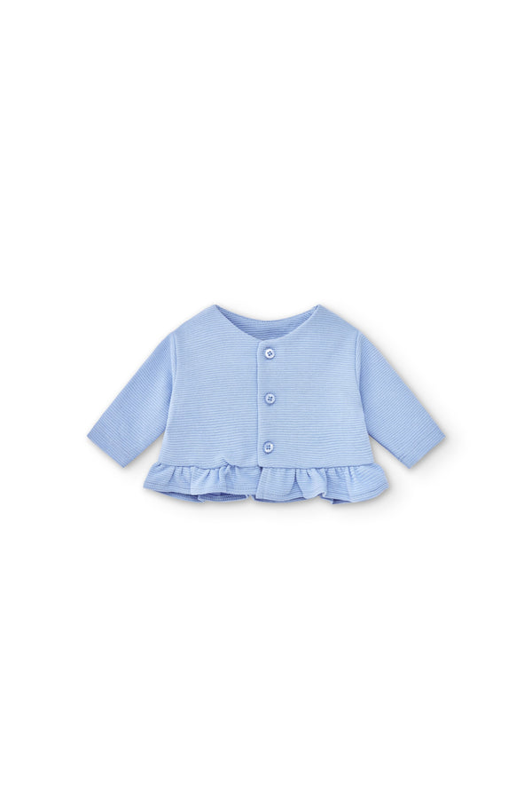 Rebeca de bebé niña azul pastel