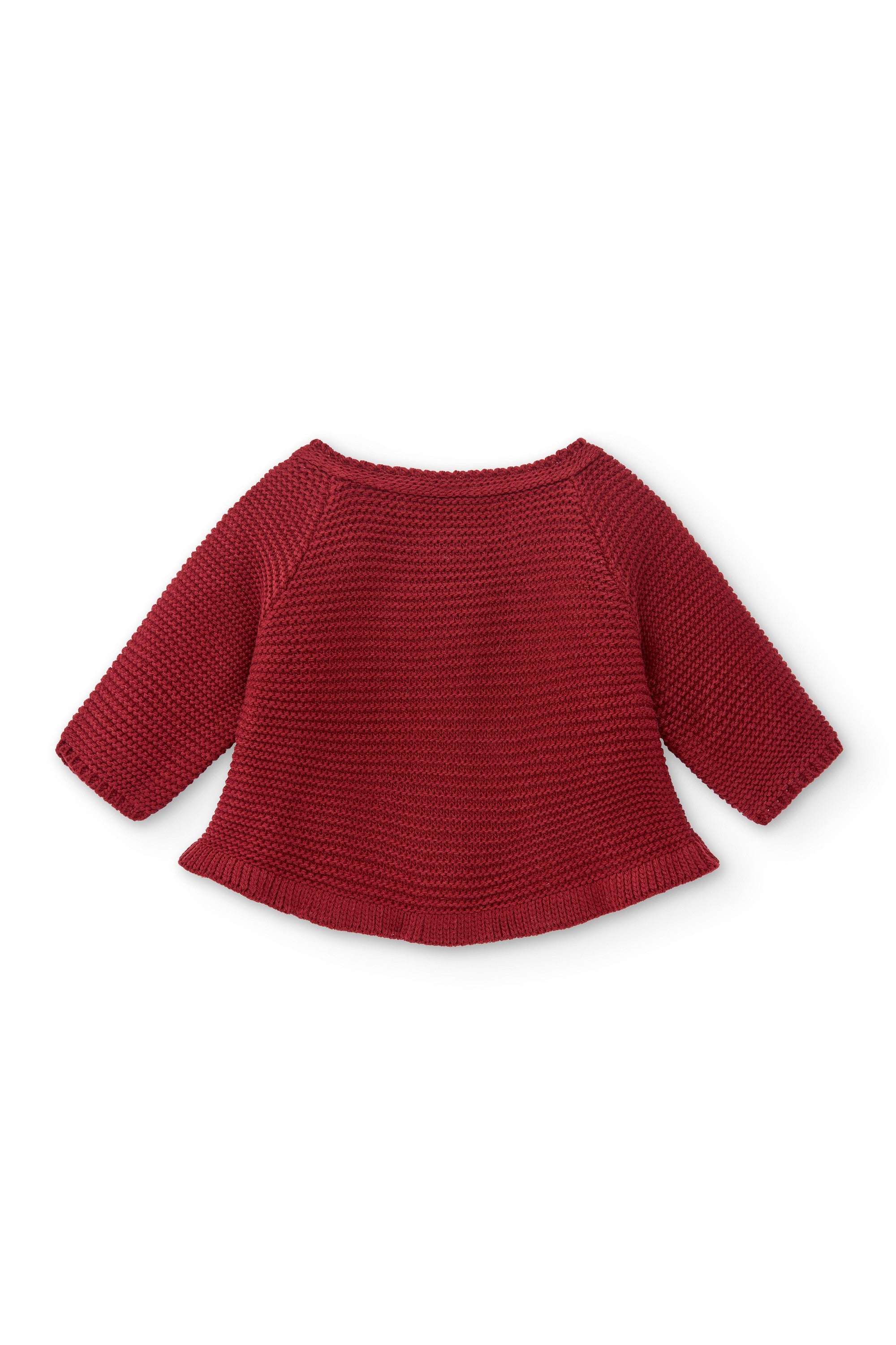 Cárdigan de recién nacido en color ciruela Outlet