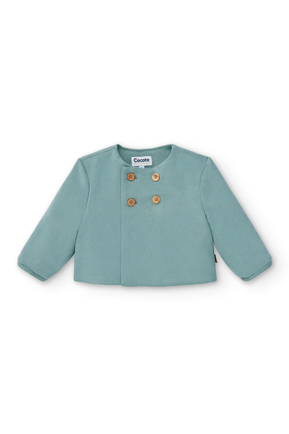 Chaqueta de bebé verde Cocote & Charanga Charanga
