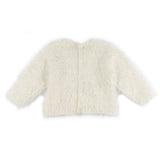 Raw baby sweater with fur texture