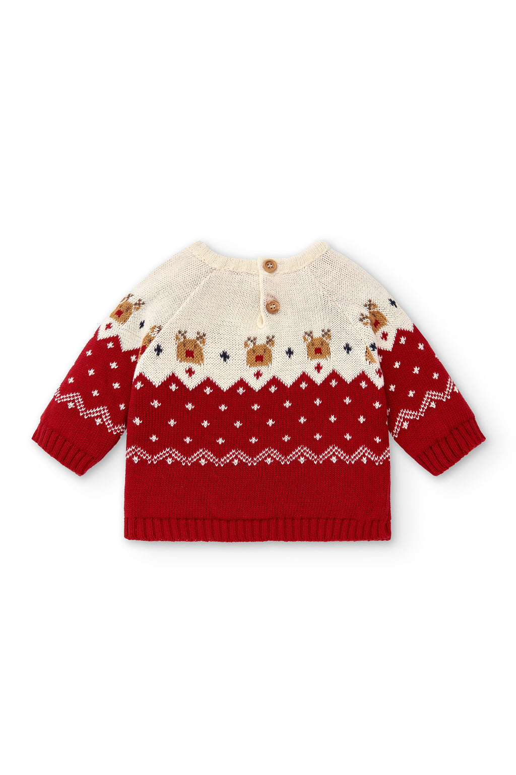 Jersey de recién nacido multicolor estilo navideño Charanga