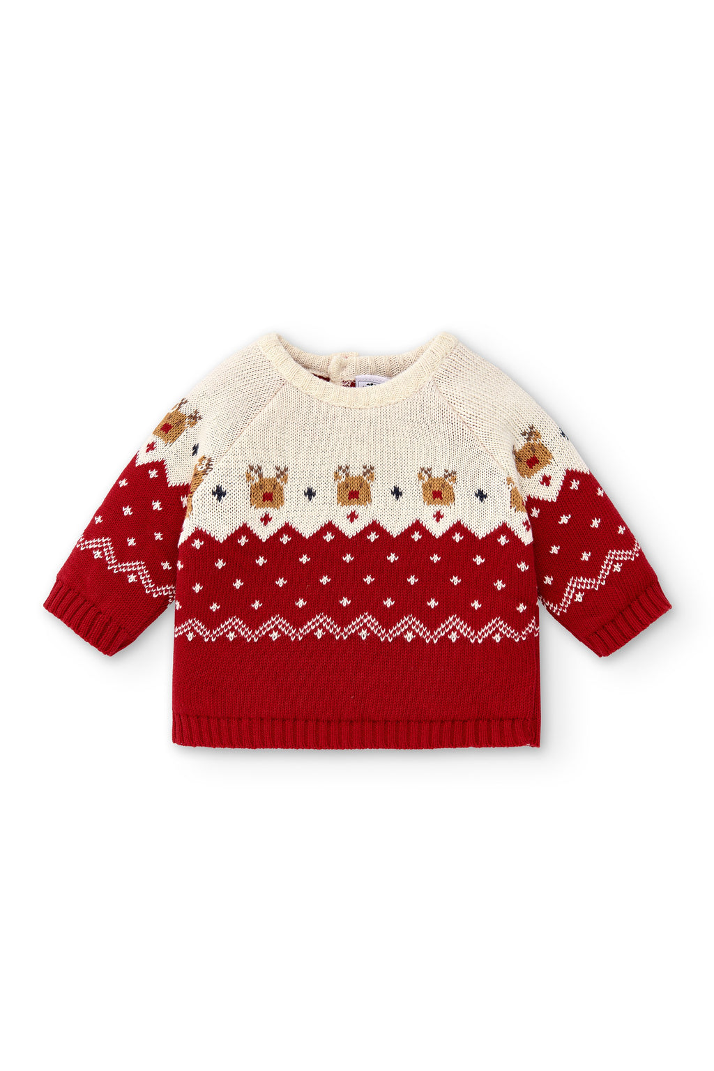 Jersey de recién nacido multicolor estilo navideño Charanga