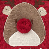 Reindeer red newborn sweater