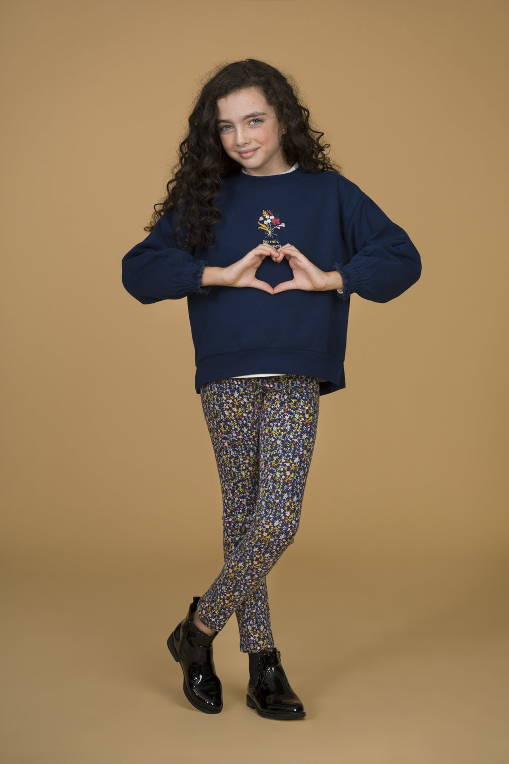 Legging de niña estampado flores Charanga