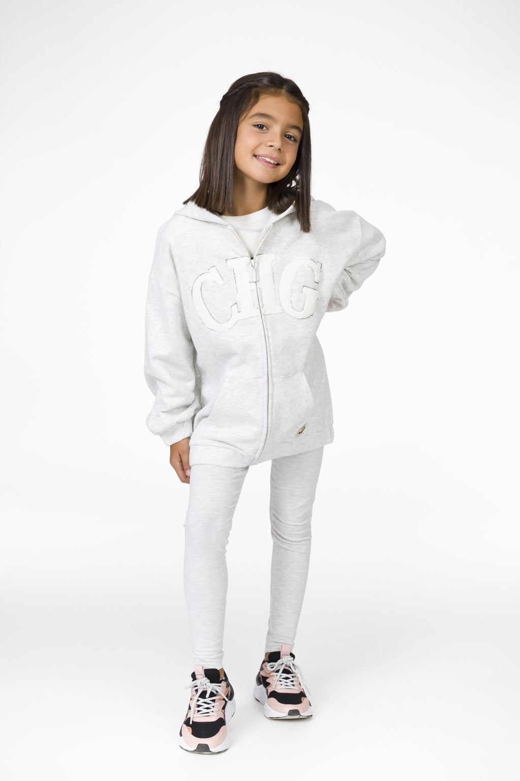 Legging de NIÑA gris básico Charanga