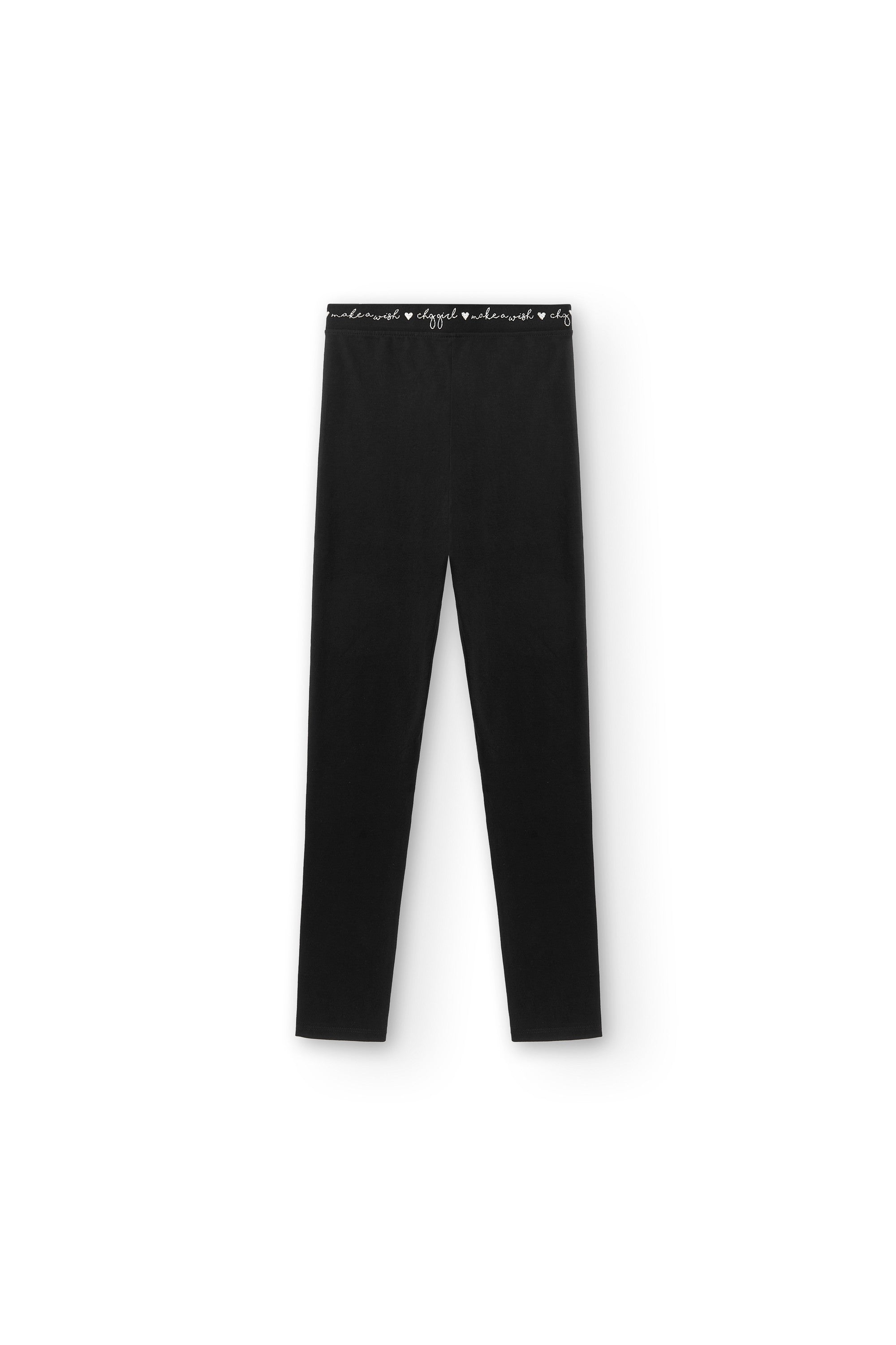 Legging de niña negro básico wish Charanga