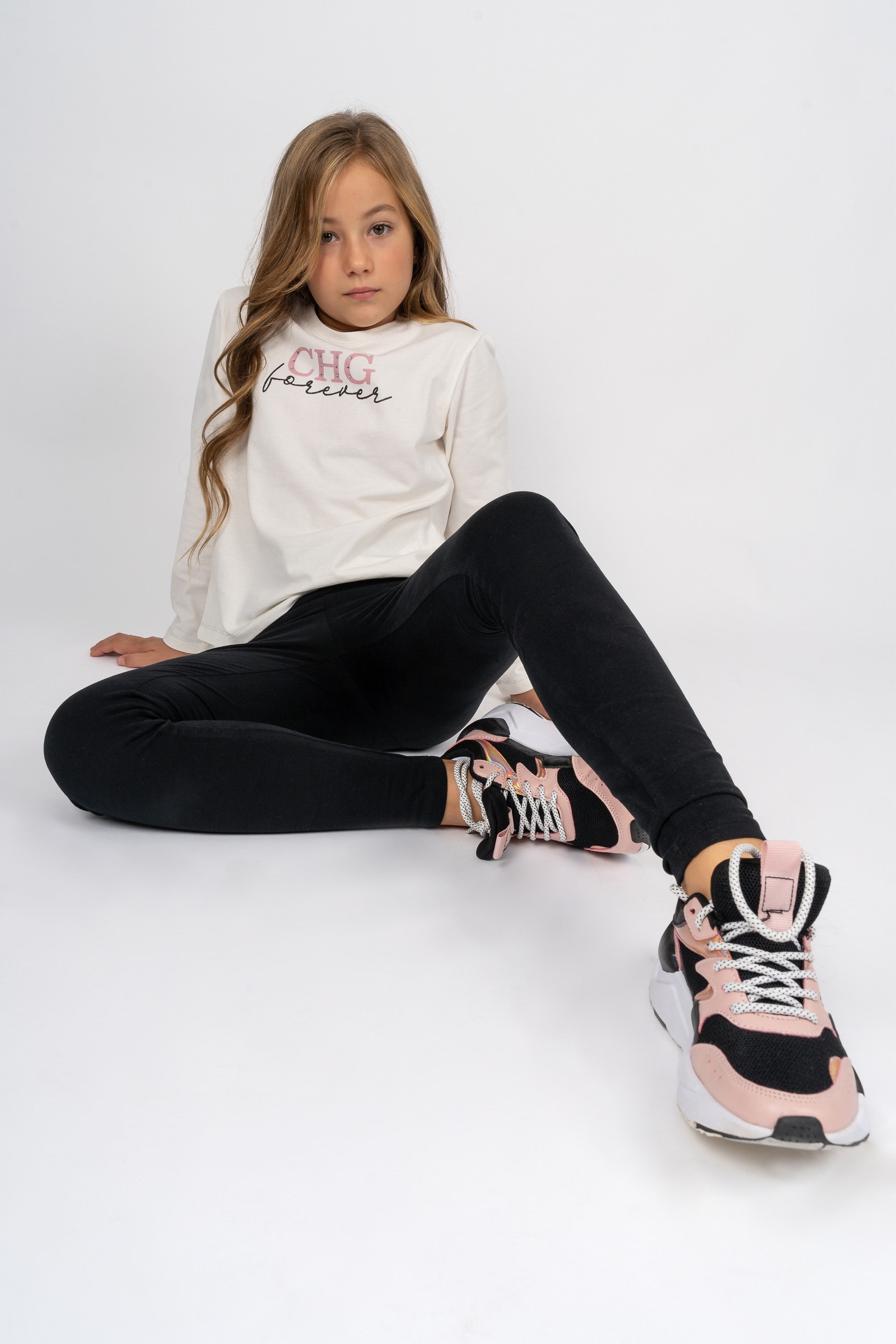 Legging de NIÑA negro básico wish Charanga