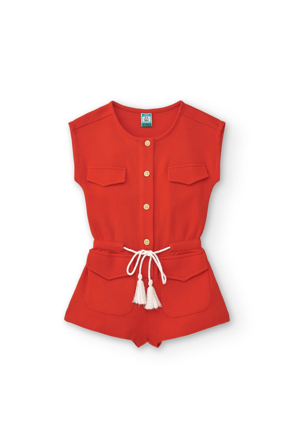 Mono de niña rojo VERANO/Outlet