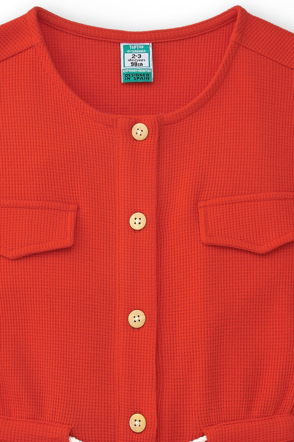 Mono de niña rojo VERANO/Outlet