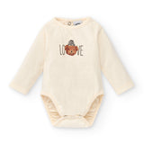 Pack of multicolored newborn bodysuits with bears