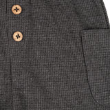 Anthracite baby pants with pockets