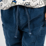 Pantalón de bebé azul pana Charanga
