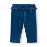 Blue corduroy baby pants