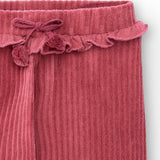 Pantalón de bebé rosa pana