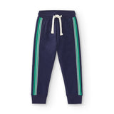 Navy boy's plush pants