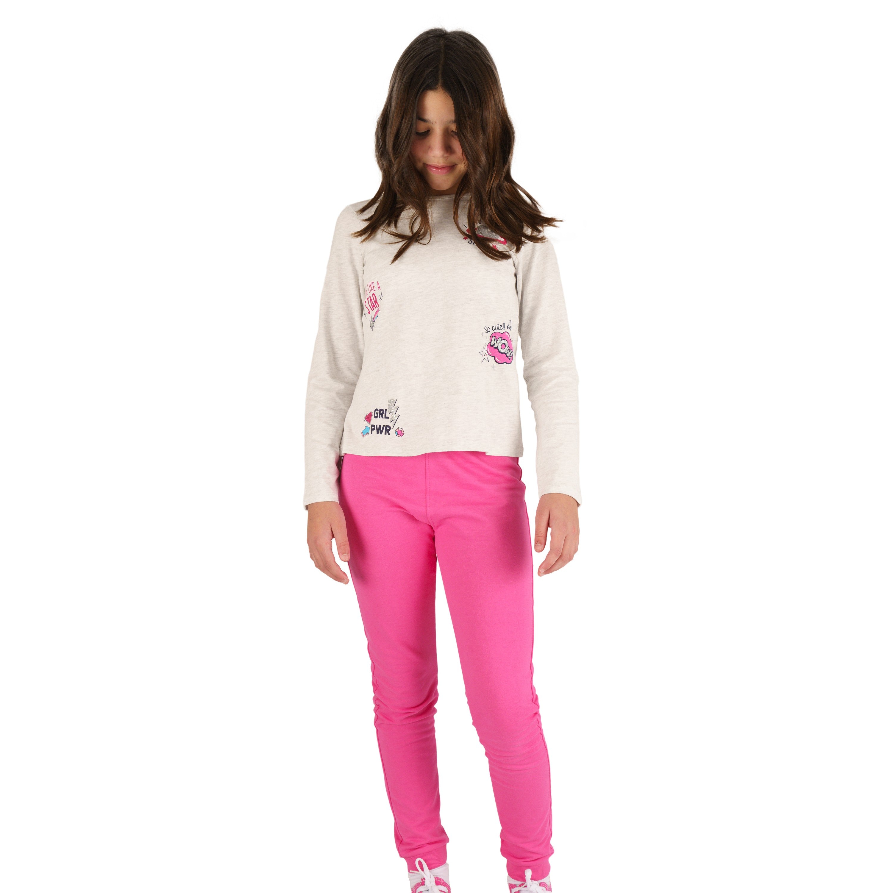 Pantalón de niña fucsia VERANO/Outlet