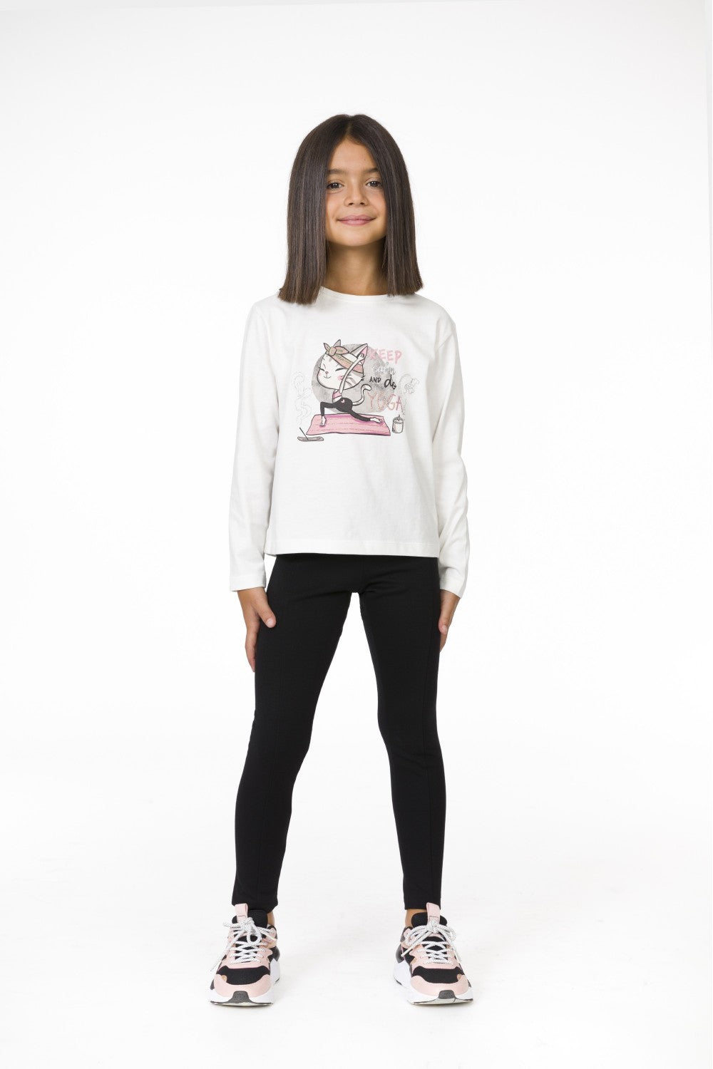 Pantalón de niña color negro Charanga