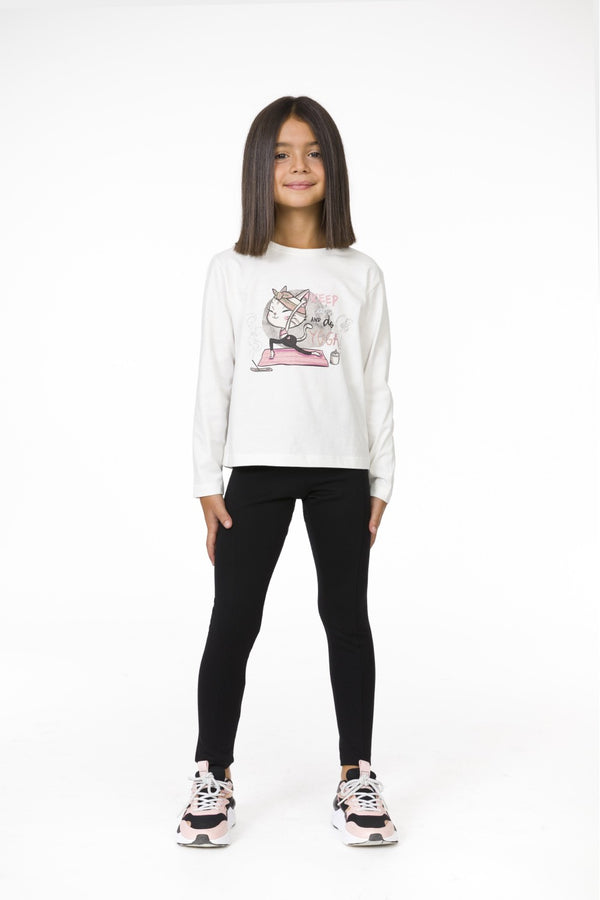 Pantalón de niña color negro