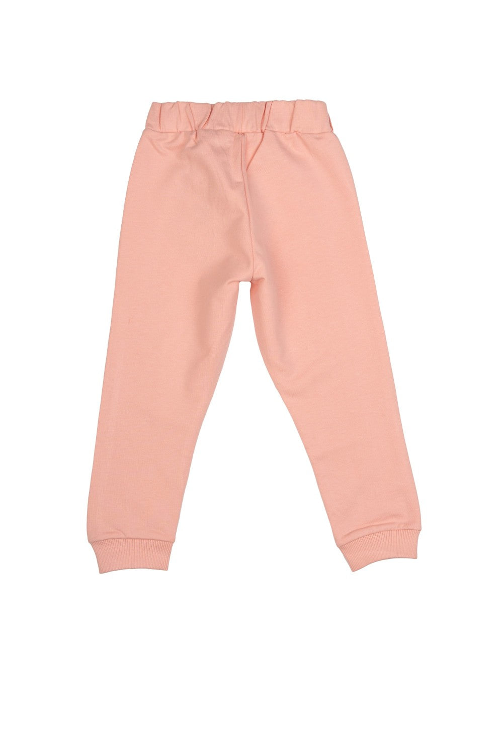 detalle cintura elástica jogger niña rosa