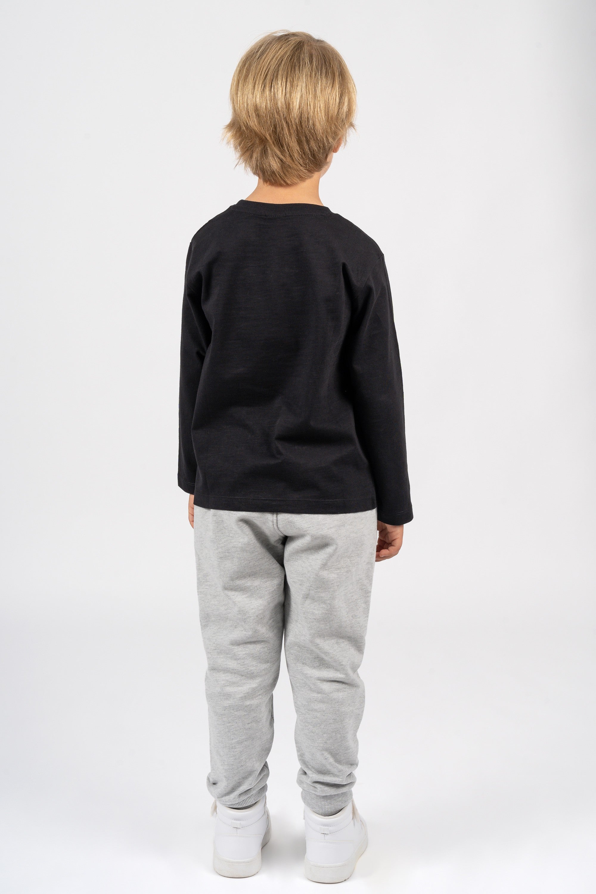 Boy's black sport pants – Charanga