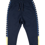 Navy boy pants with detail