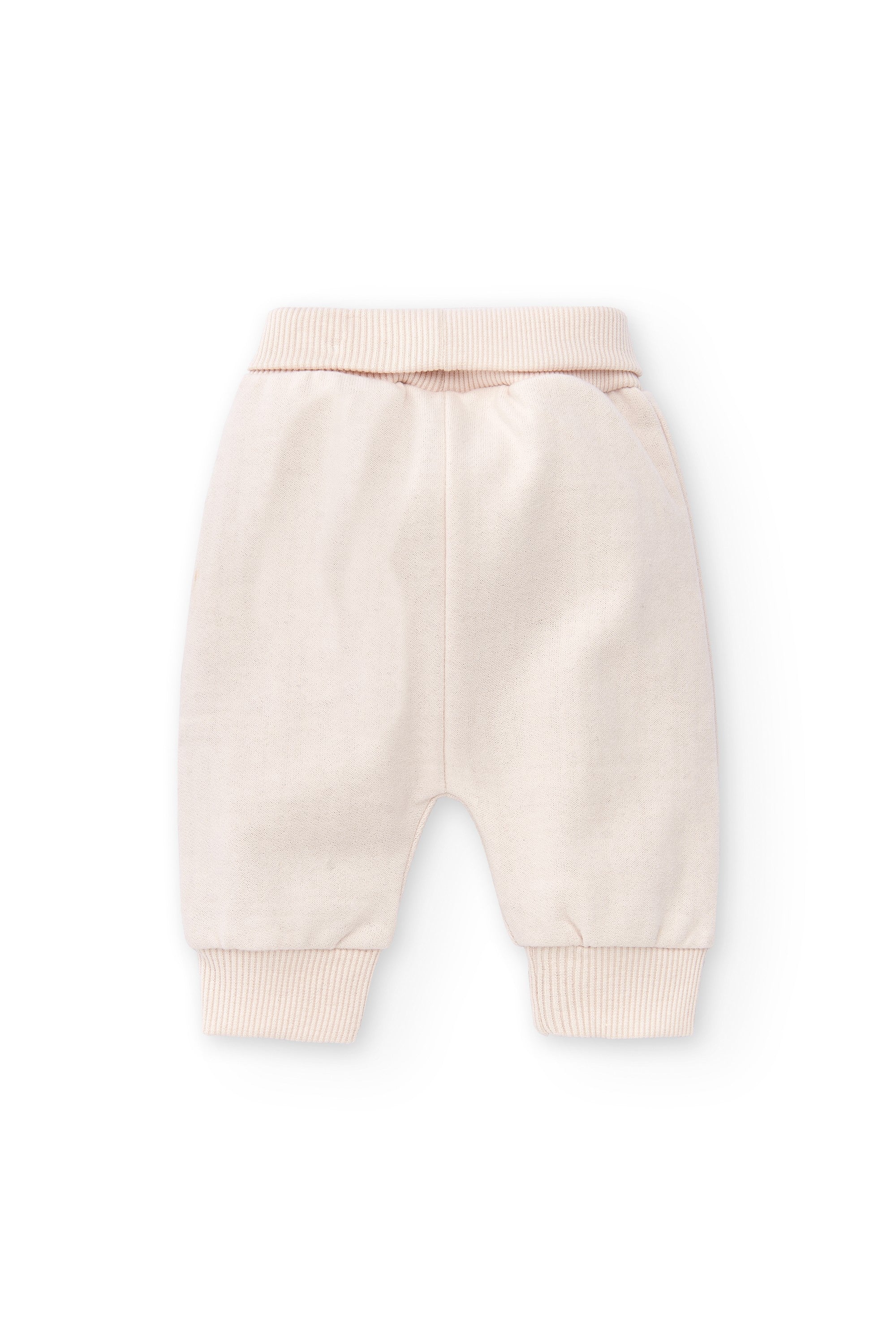 Pantalón de recién nacido en color piedra Outlet