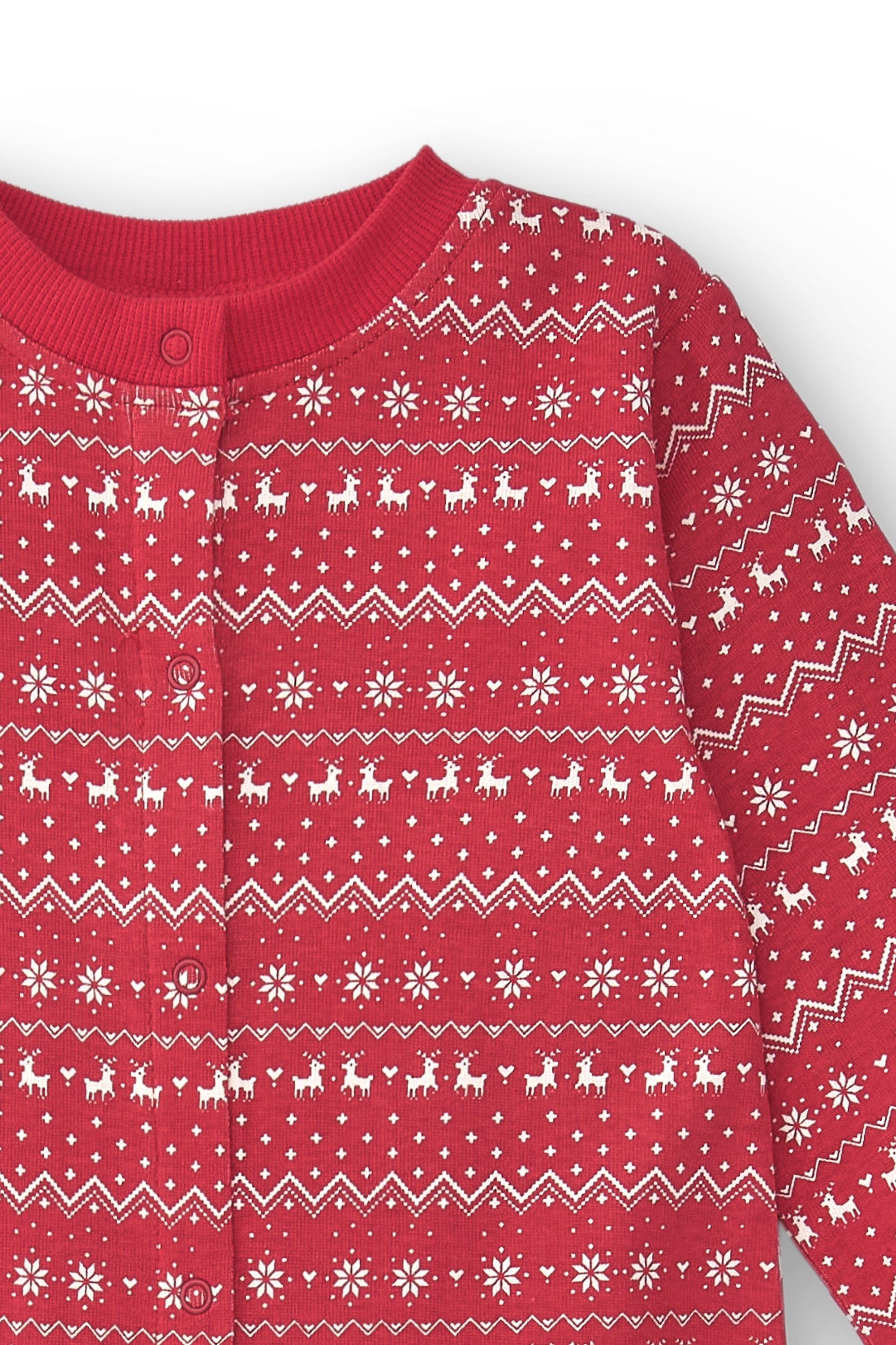 Pelele de bebé estampado Navideño Charanga