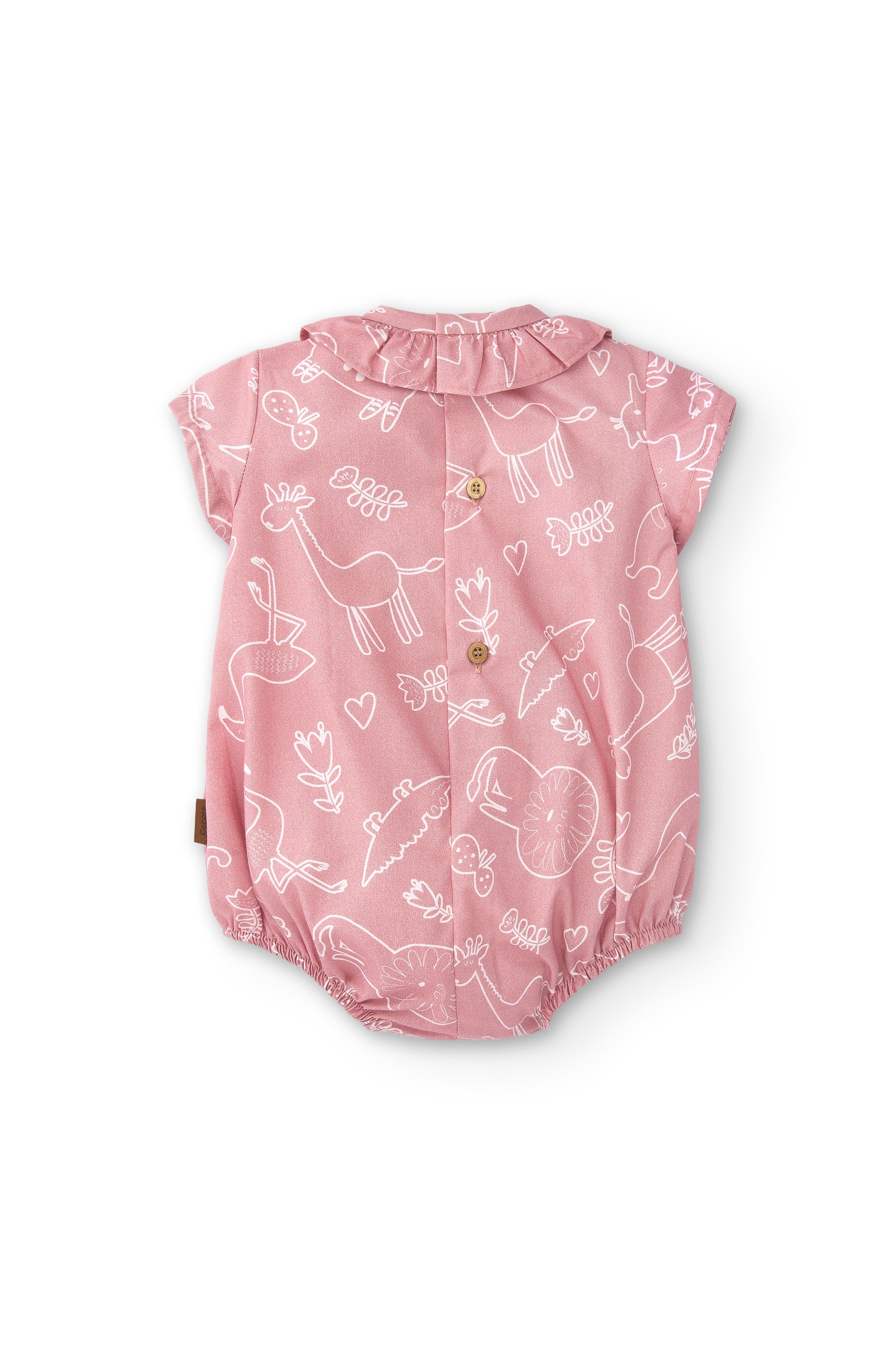 Pelele de bebé rosa Cocote & Charanga VERANO/Outlet