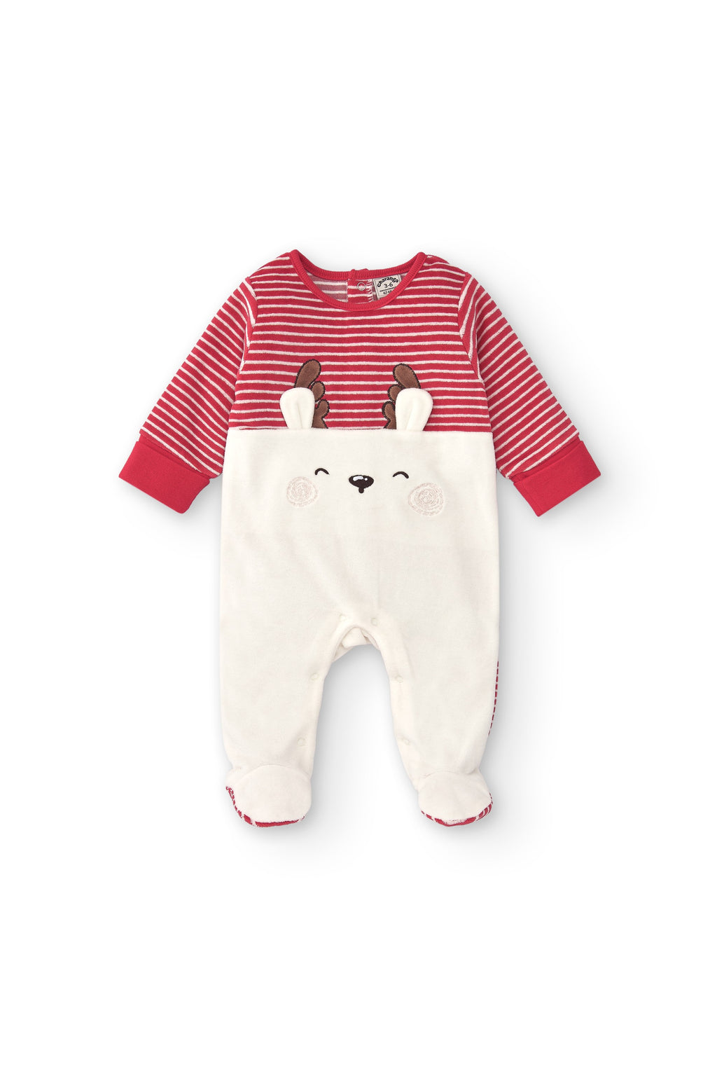 Pelele de recién nacido estampado navideño Charanga