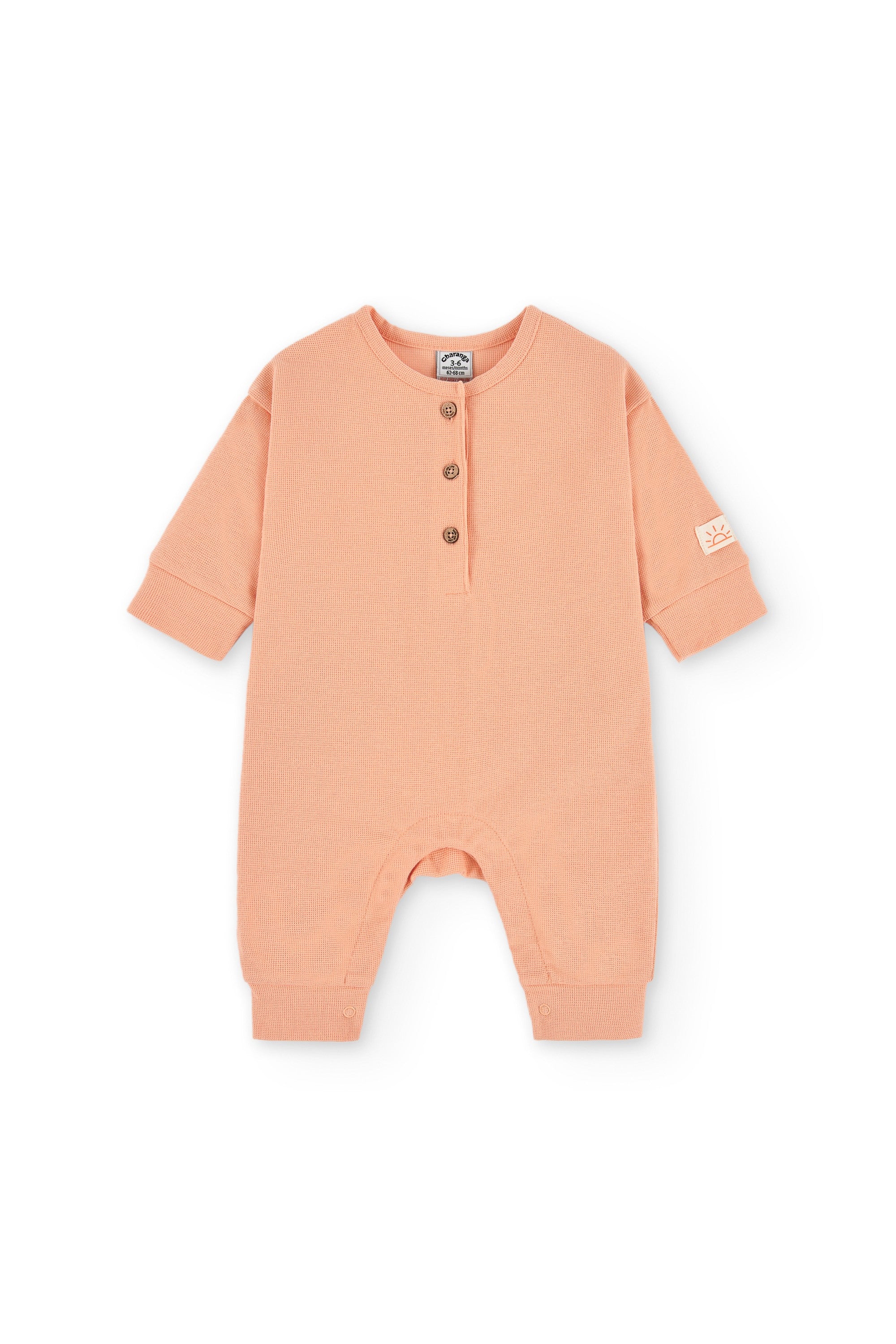 Pelele de recién nacido naranja VERANO/Charanga