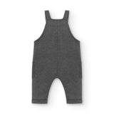 Anthracite baby dungarees with pockets