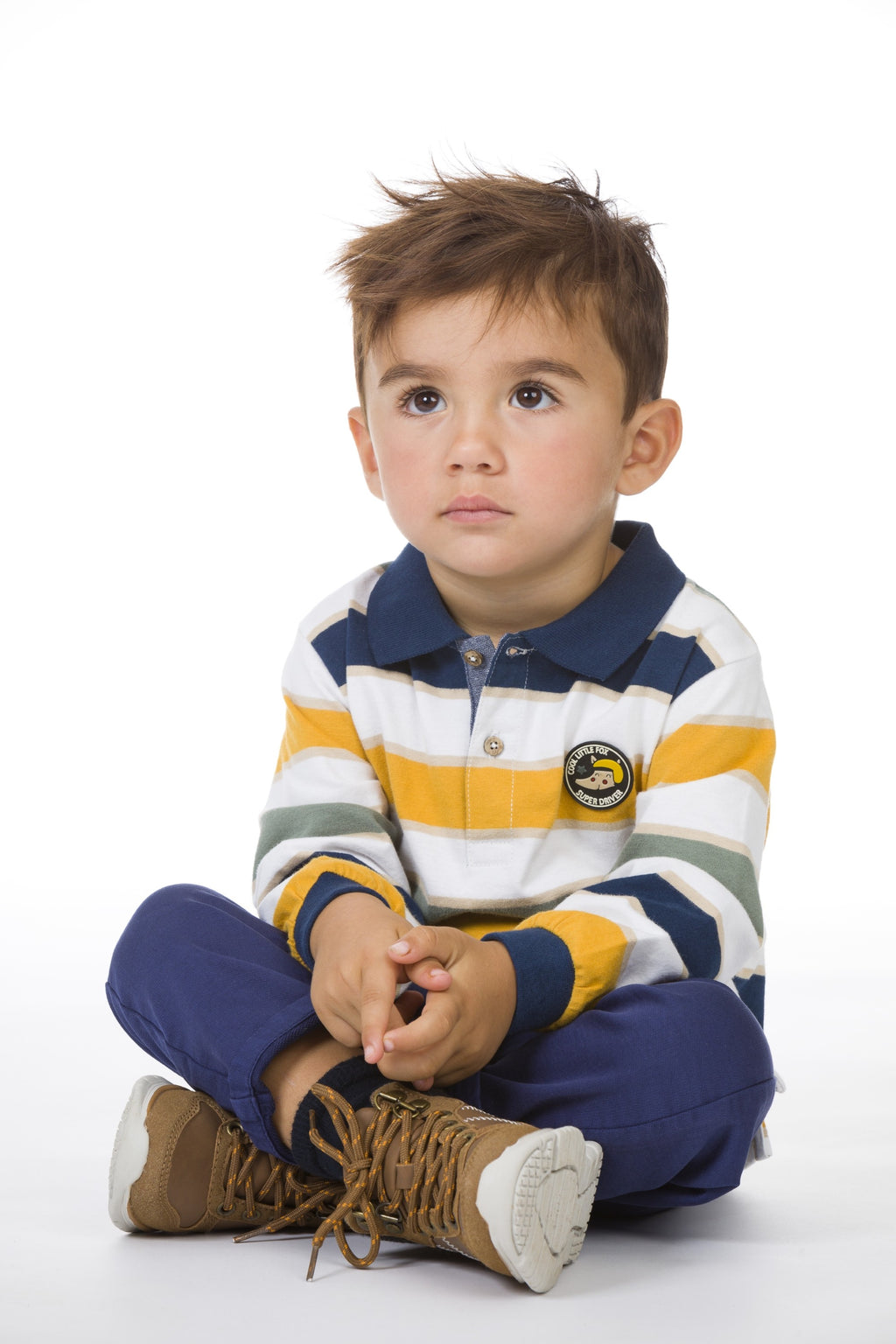 Polo de bebé a rayas Charanga