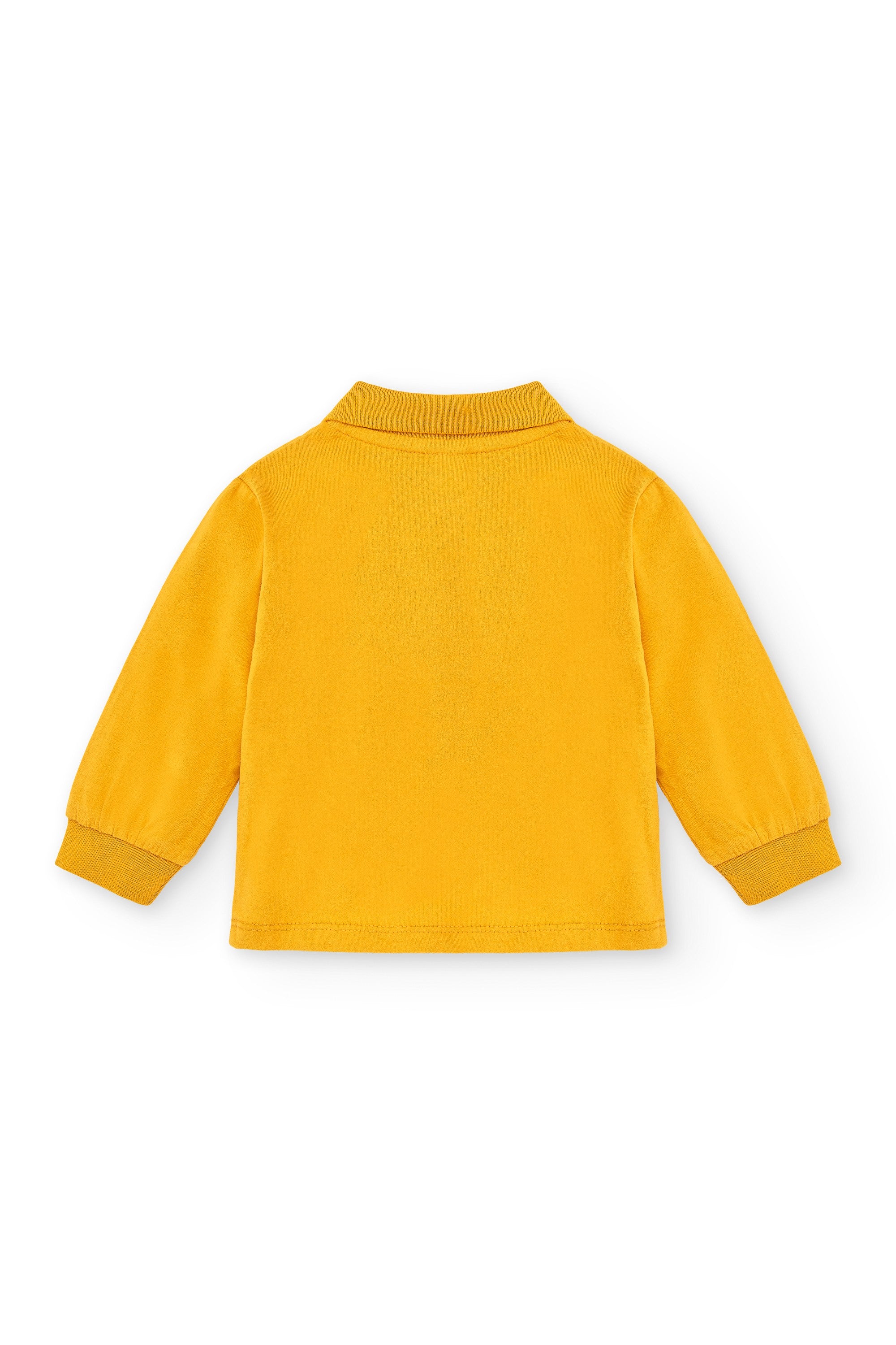 Polo de bebé mostaza básico manga larga Charanga
