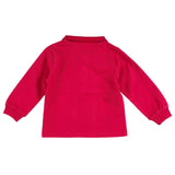 Basic Red Baby Long Sleeve Polo