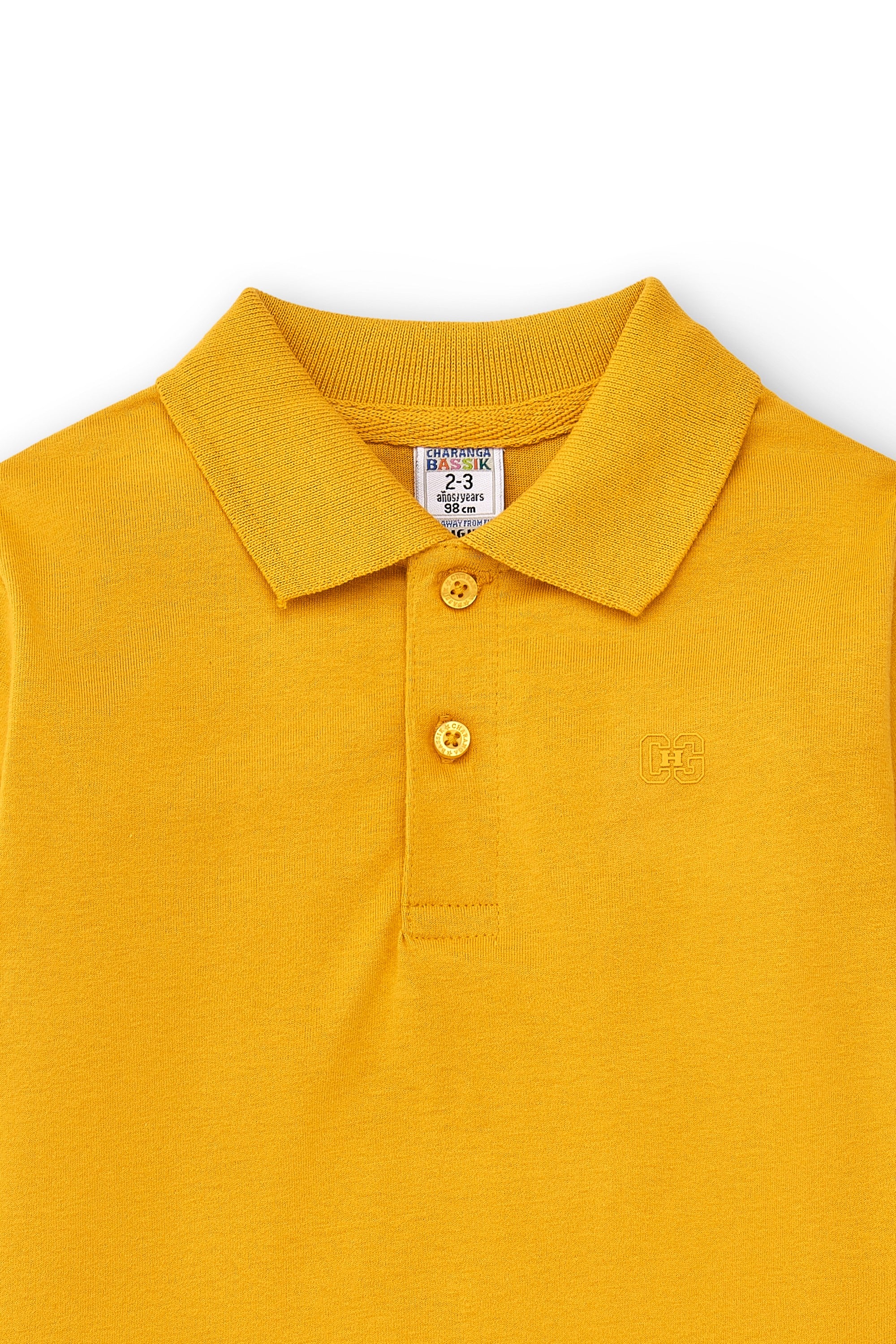 Polo discount amarillo niño