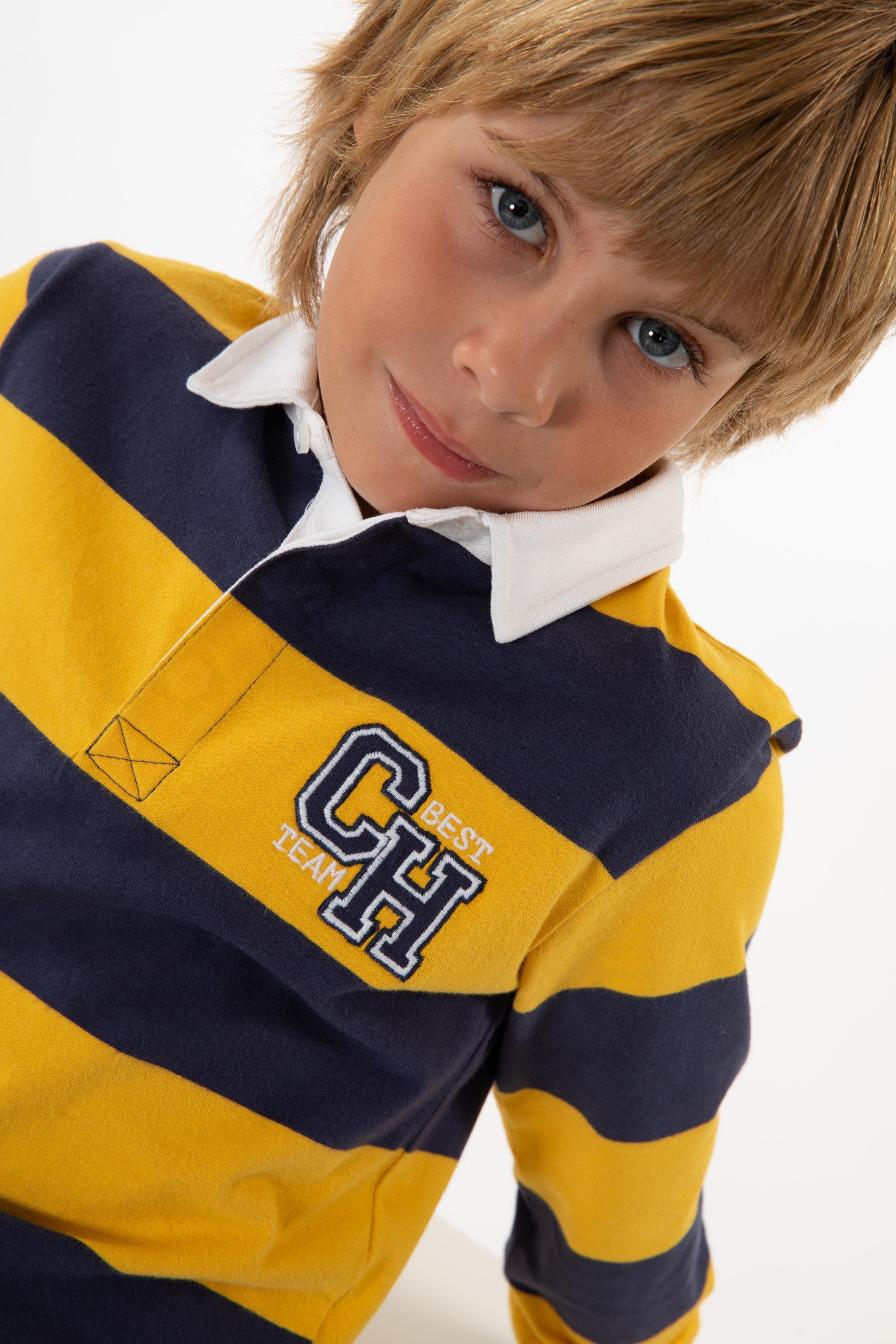Polo de niño amarillo CHG Charanga