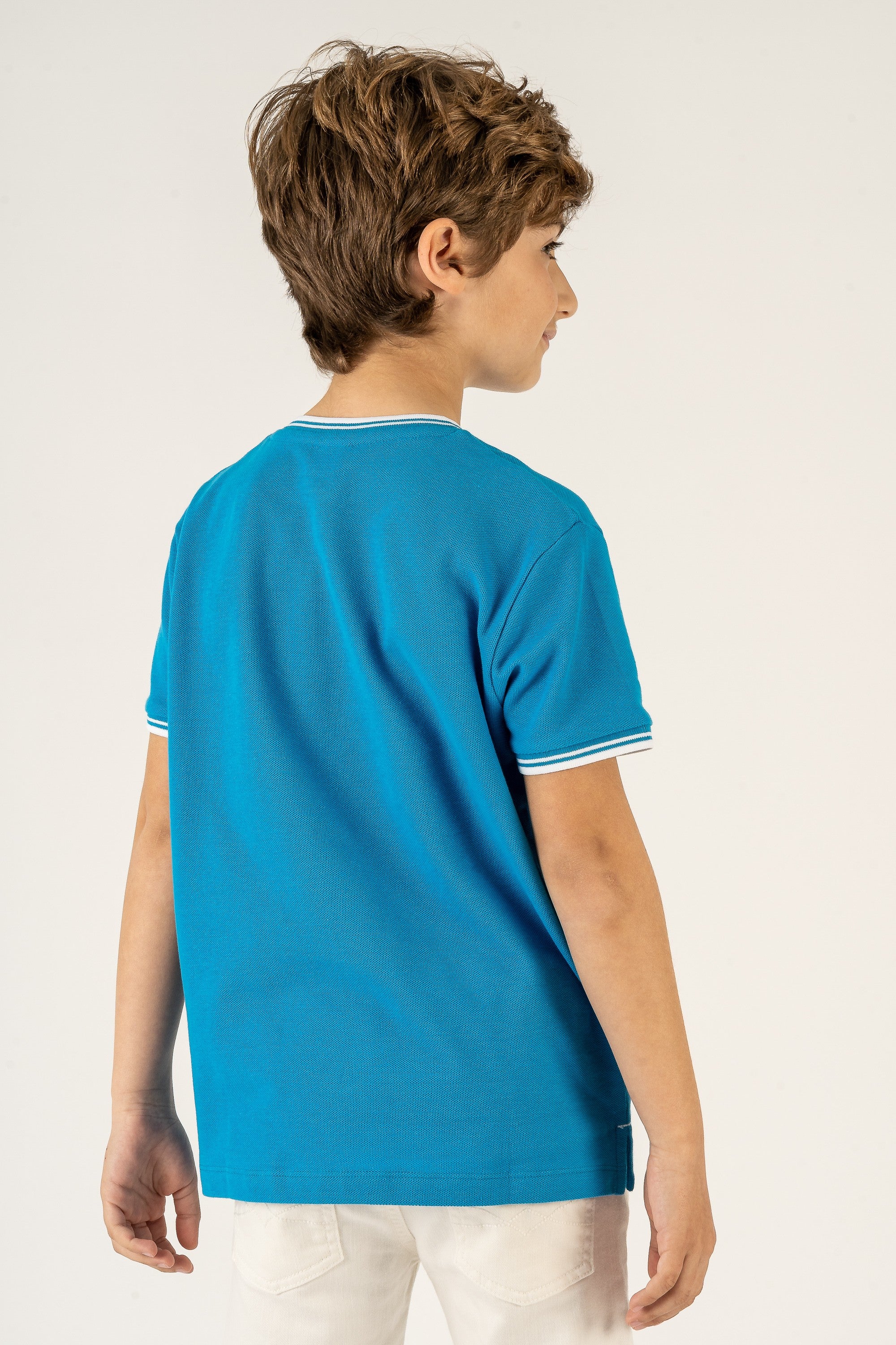 Polo de niño azulon VERANO/Charanga