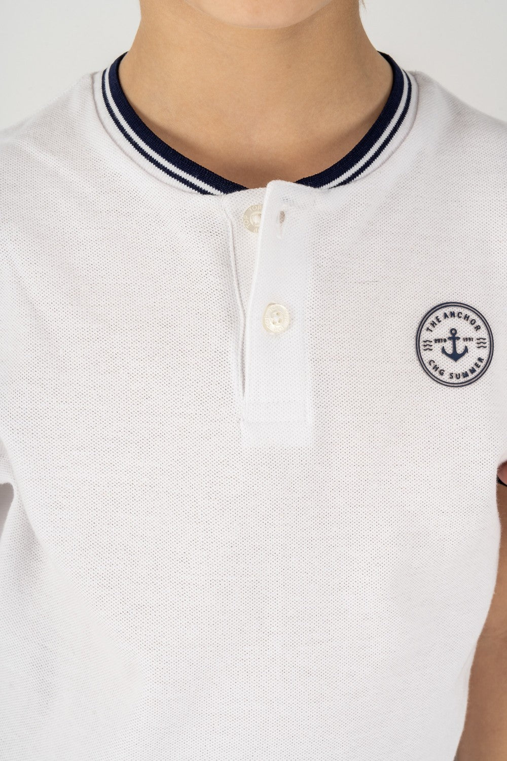 Polo de niño blanco VERANO/Charanga