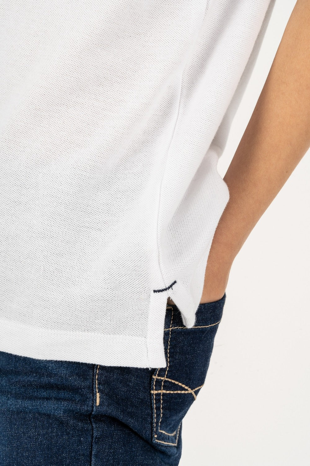 Polo de niño blanco VERANO/Charanga