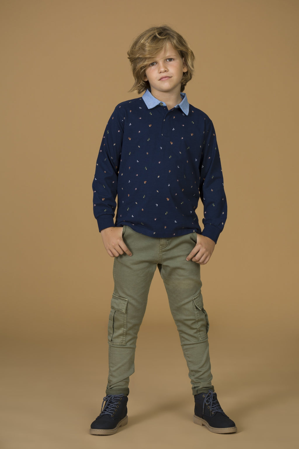 Polo de niño estampado Charanga