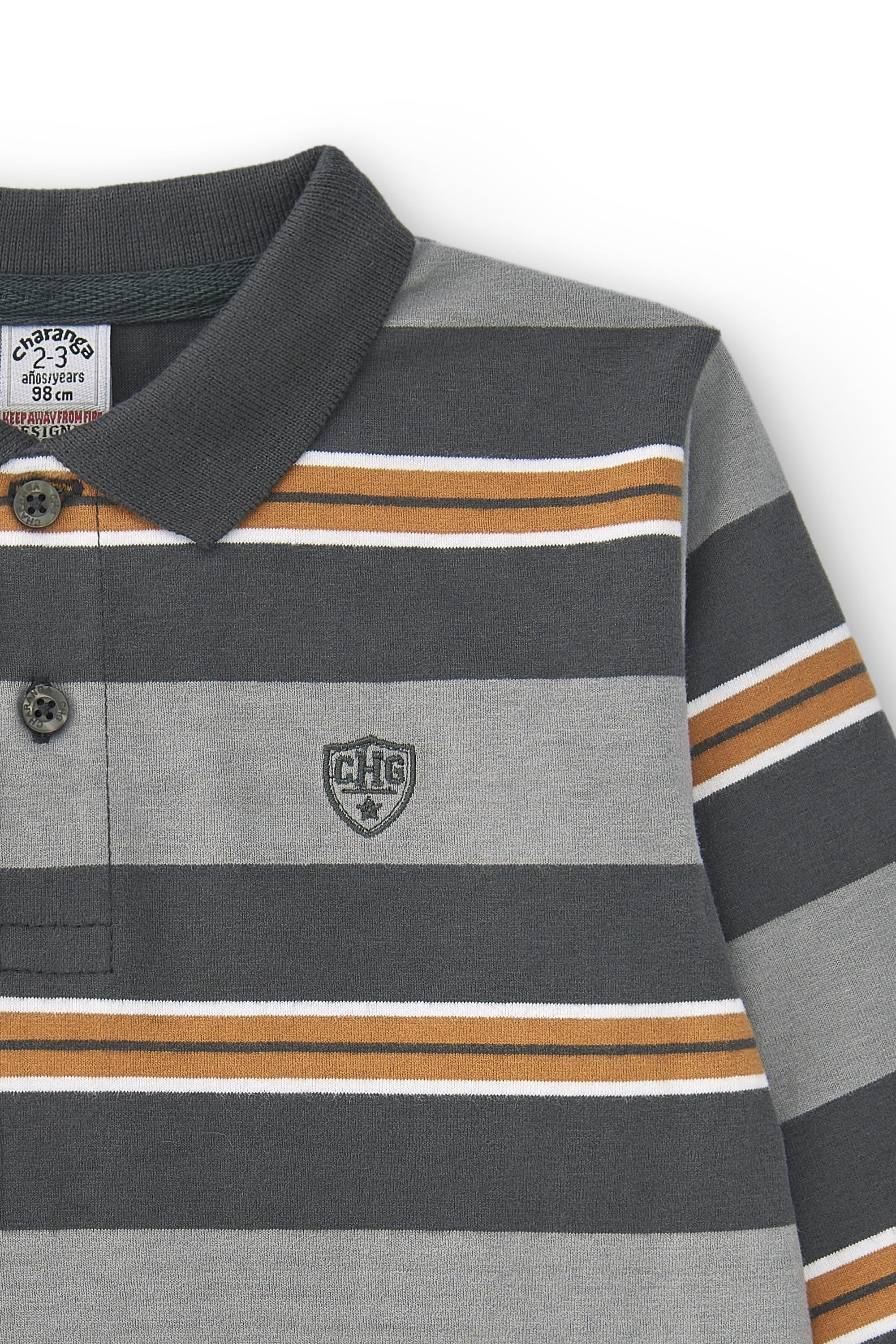 Polo de niño gris Charanga