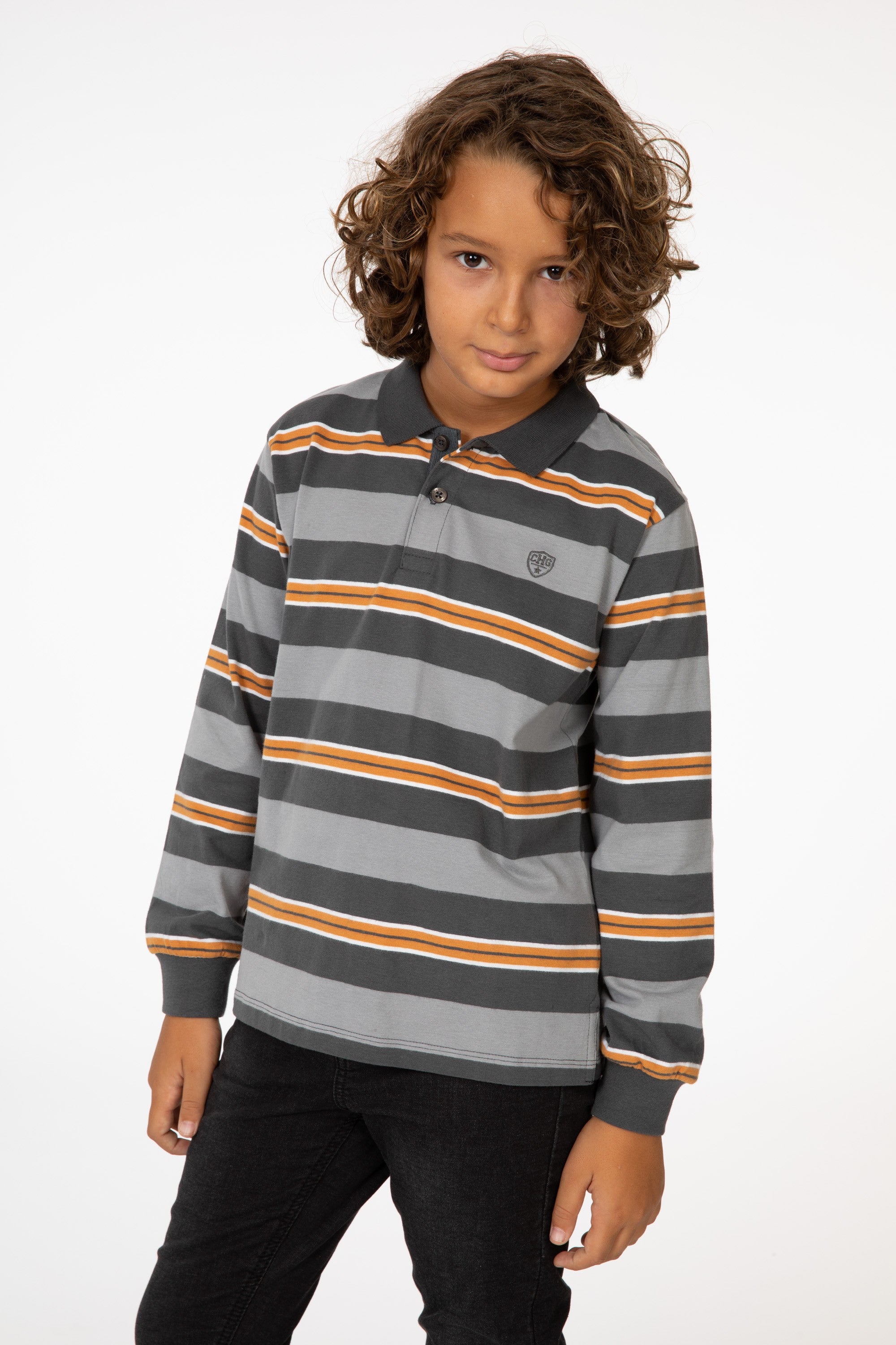 Polo de niño gris Charanga