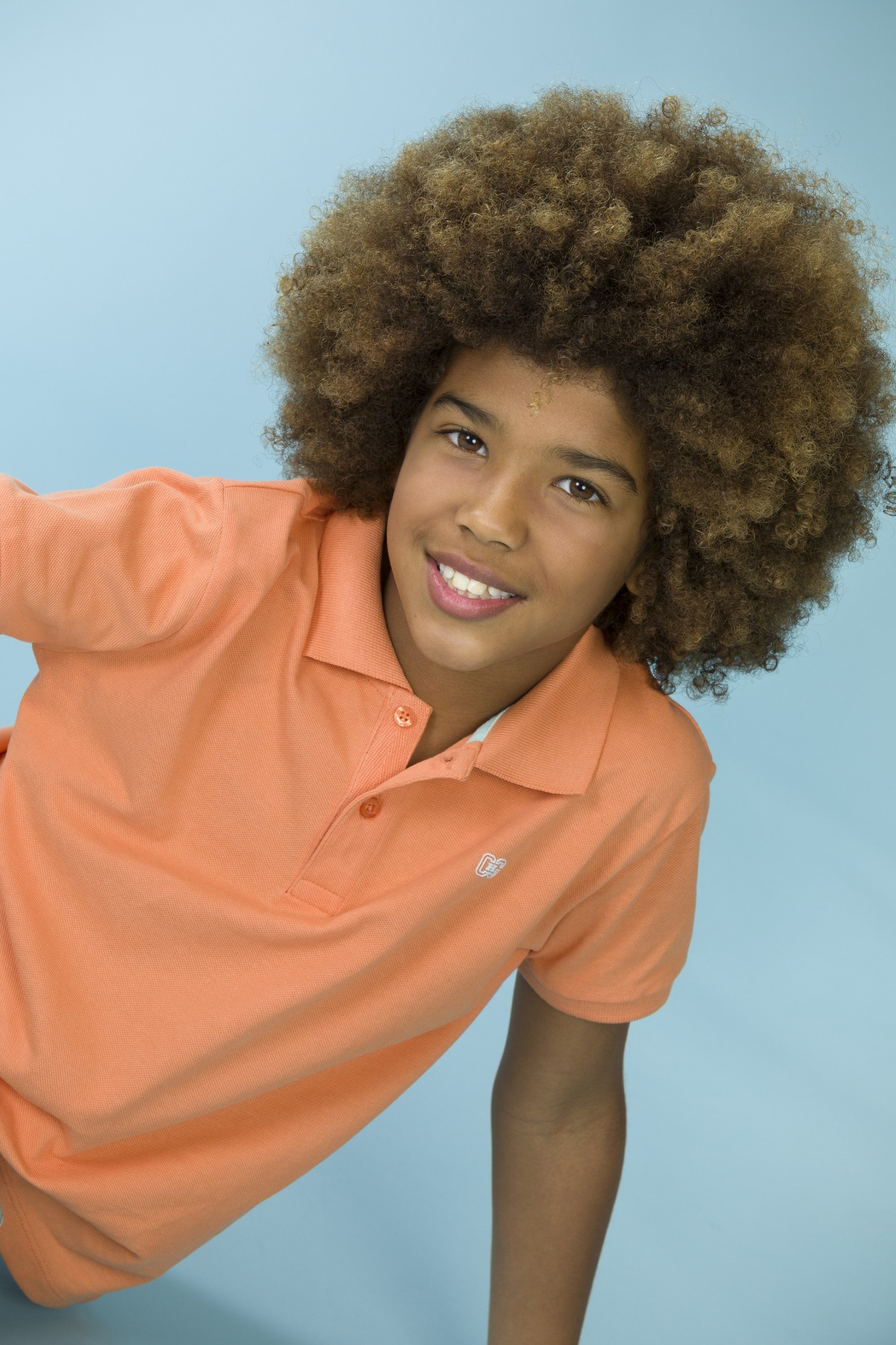 Polo de niño naranja VERANO/Charanga