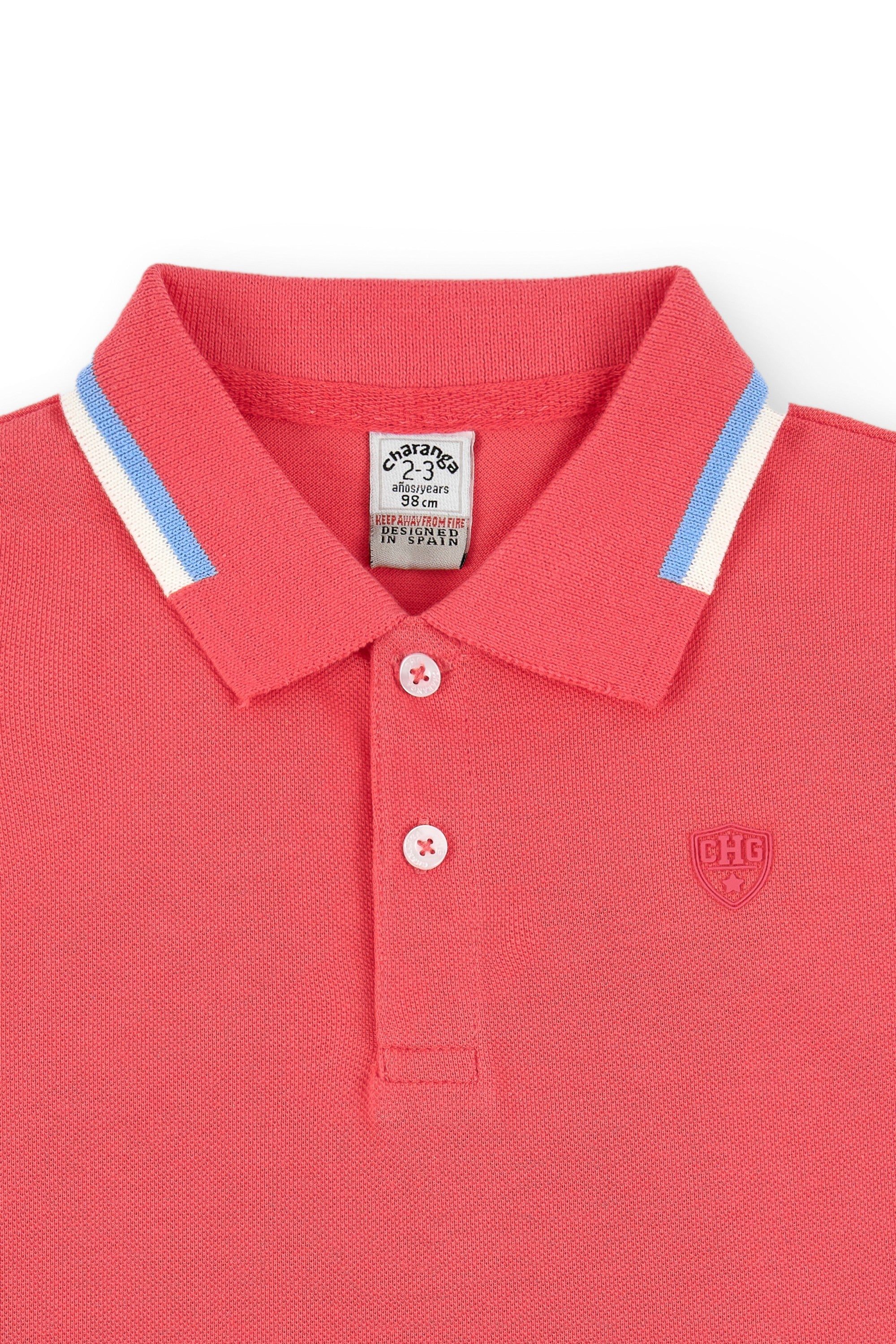Polo de niño rojo VERANO/Charanga
