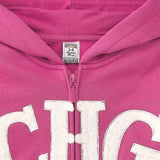 CHG fuchsia girl's open sweatshirt