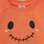 Sudadera de bebé naranja calabaza Charanga