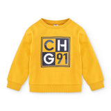 CHG yellow boy's closed sweatshirt