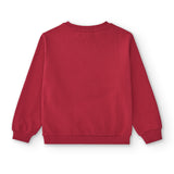 CHG red boy's closed sweatshirt