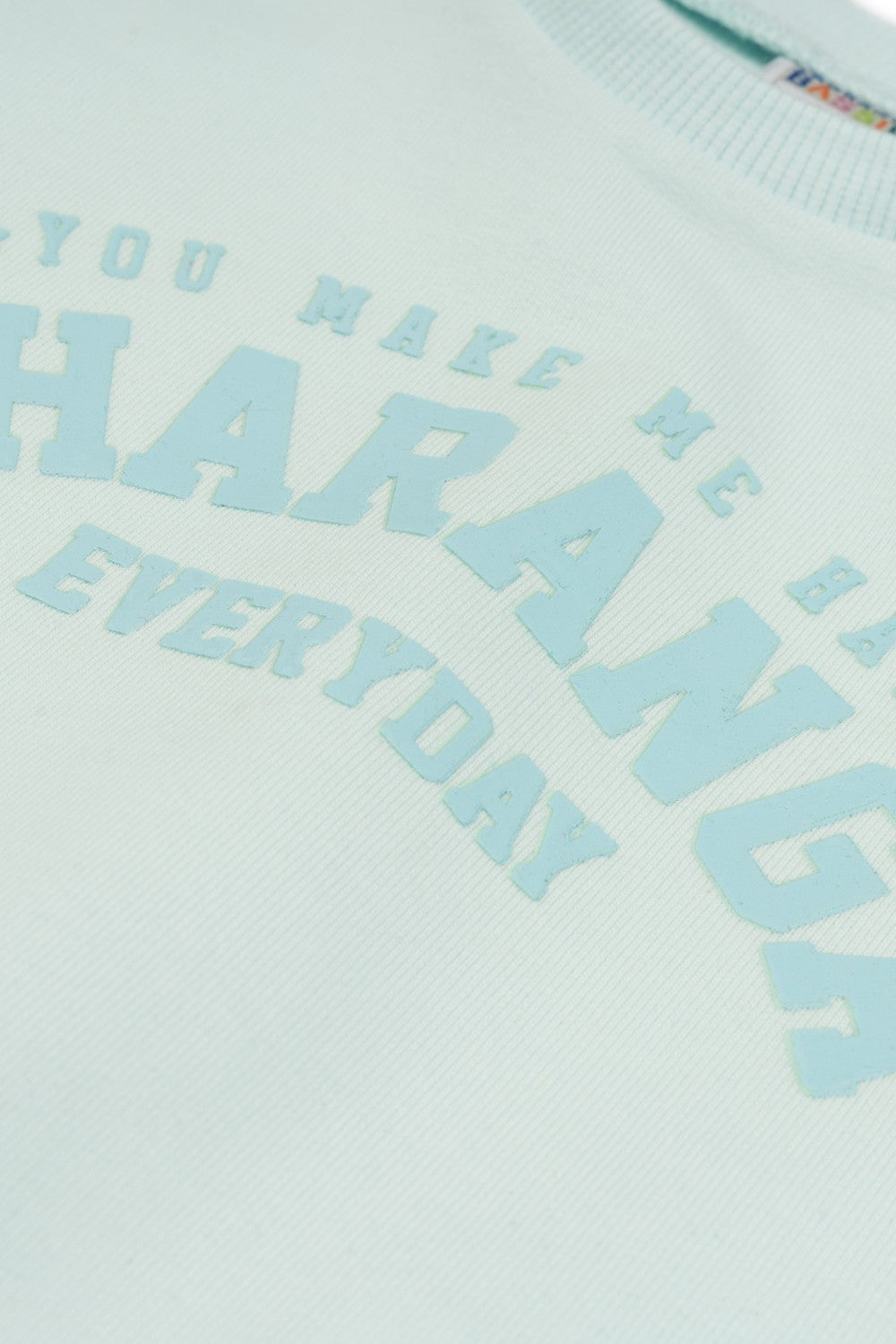 Sudadera de bebé aguamarina VERANO/Charanga