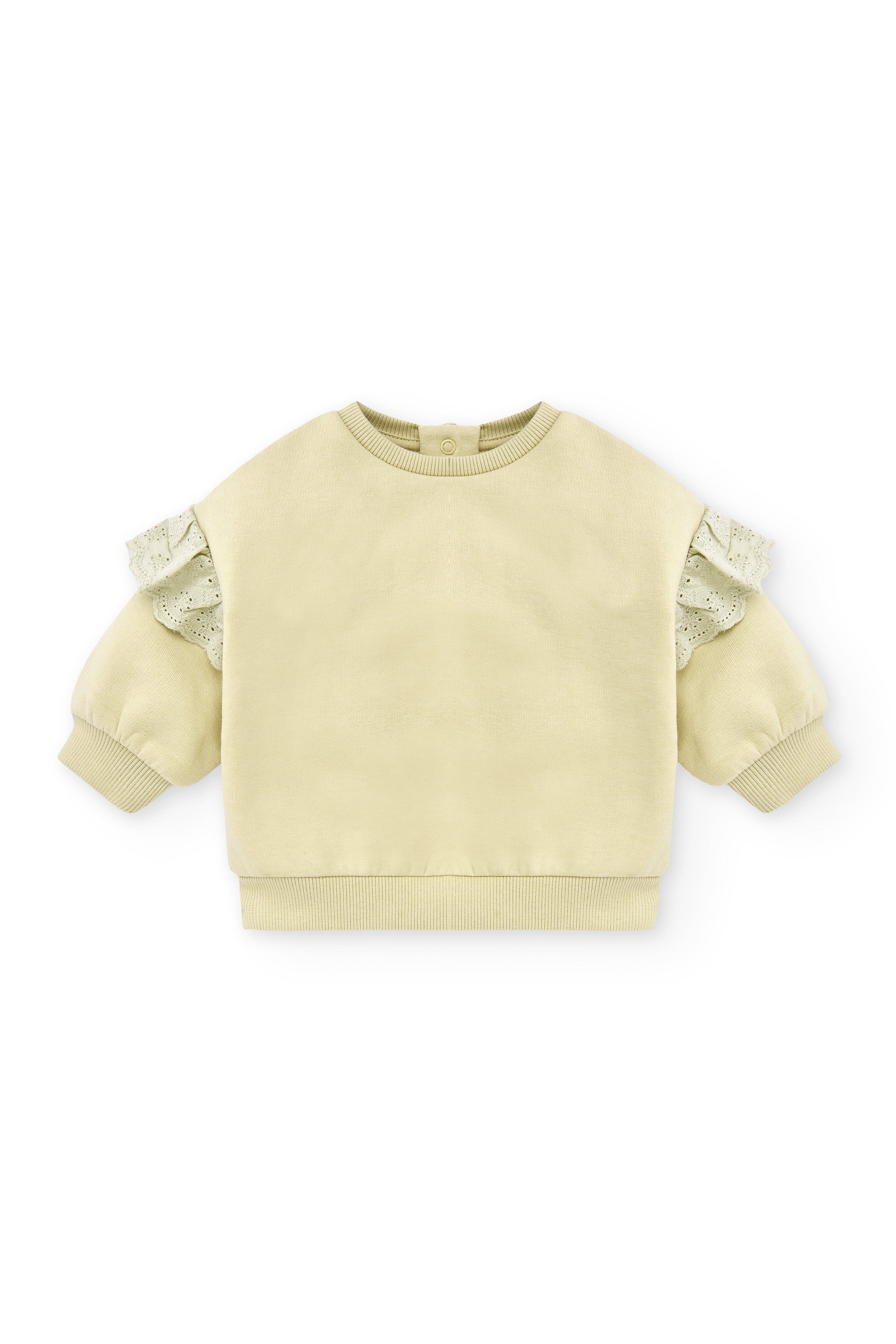 Sudadera de bebé amarilla volantes Outlet